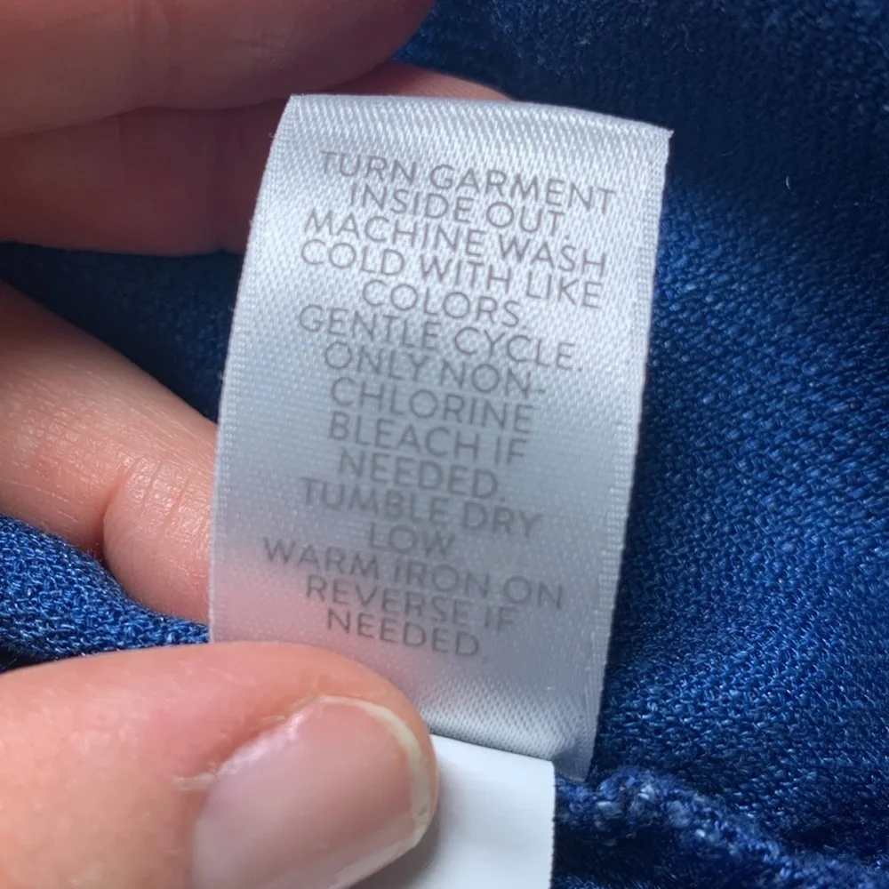 J Jill Purejill Indigo dress size large
